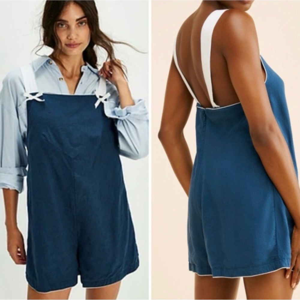Free People Retrospect Bow romper *missing bows*